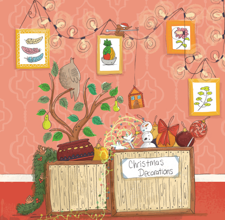 Have you got your Christmas decorations out yet? @_Bright_Agency @BrightAgencyUS #childrensbooks #childrensbookillustration #childrenspicturebooks #kidlit #kidlitart #kidlitartist #picturebookillustration #picturebookart