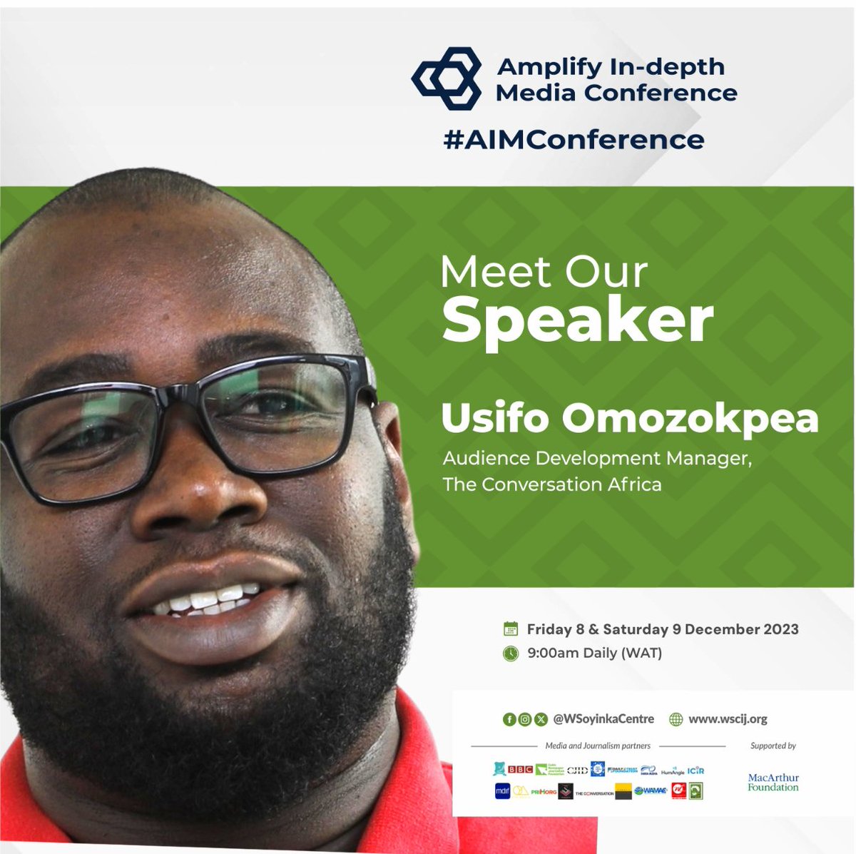 Wole Soyinka Centre (@wsoyinkacentre) on Twitter photo What is the future of investigative journalism as the era of AI- Journalism dawns?
Join <a href="/CyrilO/">Usifo Omozokpea C.</a> at the AI-101 workshop during the 2023 #AIMConference on 8-9 Dec in Abuja as we explore the future of investigative journalism in the AI era.
Come and learn new skills to stay relevant What is the future of investigative journalism as the era of AI- Journalism dawns?
Join <a href="/CyrilO/">Usifo Omozokpea C.</a> at the AI-101 workshop during the 2023 #AIMConference on 8-9 Dec in Abuja as we explore the future of investigative journalism in the AI era.
Come and learn new skills to stay relevant
