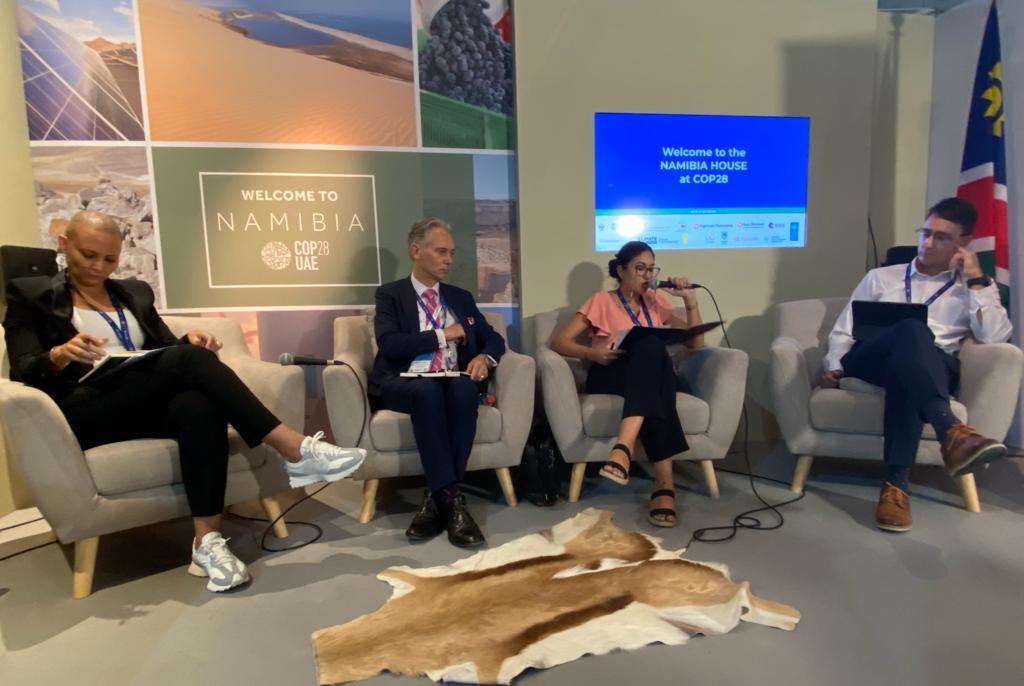 Green_Viewpoint's tweet photo. Thrilling discussion at the sustainable financing panel by RMB Namibia & Capricorn Group, unveiling a roadmap for energy transition success. ππ‘
#COP28
#Sustainability
#ESG
#EnergyTransition
#UniteActDeliver
#NamibiaHouse https://t.co/aC90hwg5z5