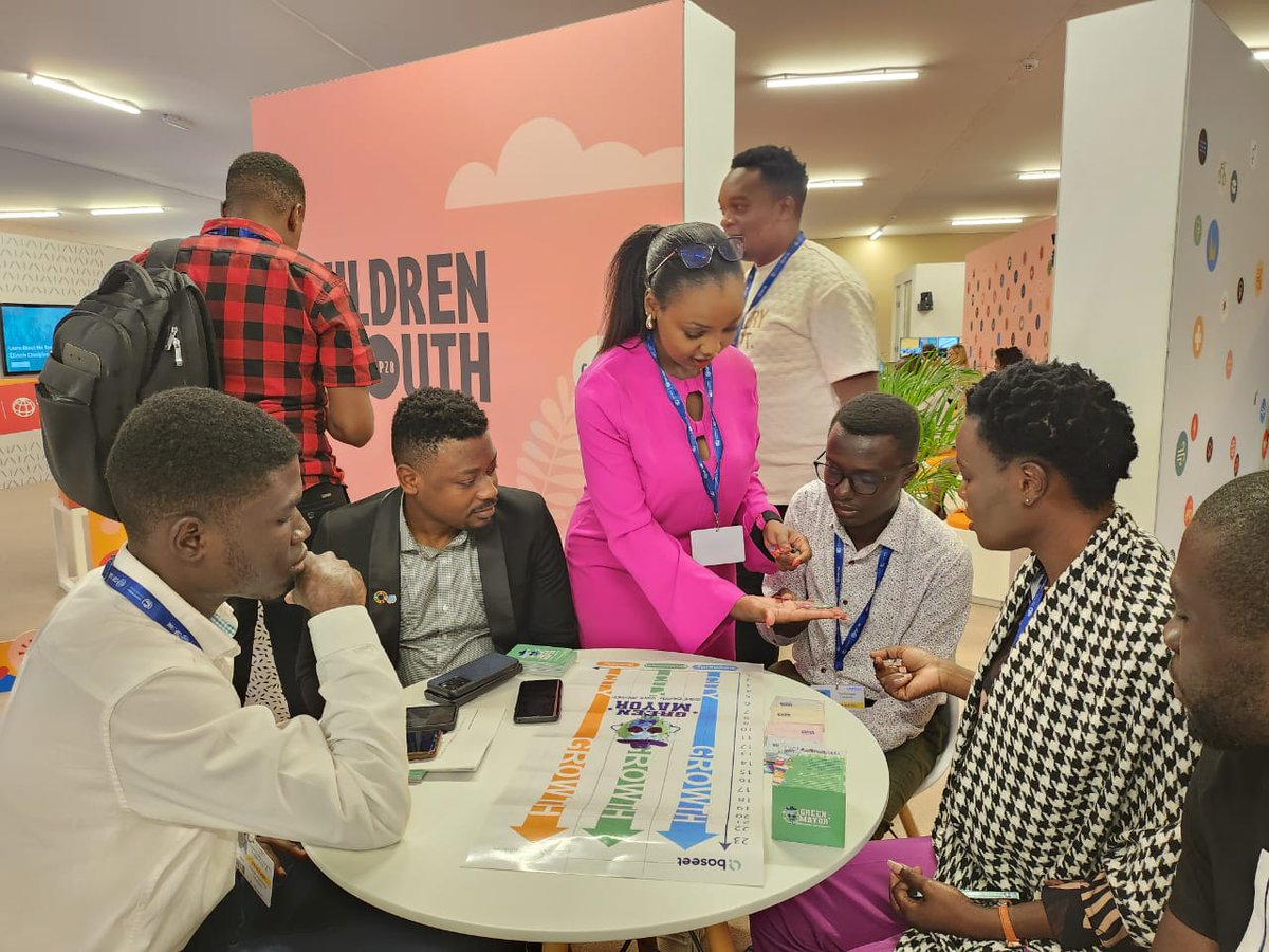 Led a few youths to a Climate Action Game at the Children and Youth Pavillion yesterday. This game peaked my interest as it encourages sustainable development through creating an equilibrium between Environmental, Economical and Social Advancement.