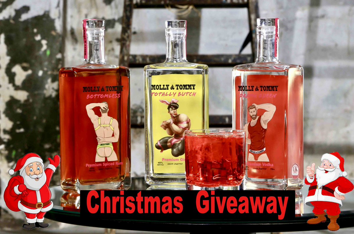 🎅 Christmas Giveaway 🎅 We are giving away to 3 winners our Drama Queen Vodka, Totally Butch Gin and Bottomless Spiced Rum. To enter: ✅ Follow us ✅ Like and retweet this post ✅ tag a friend Ends 07/12/23 winners will be messaged by DM ⭐️ For UK entrants only, shipping…