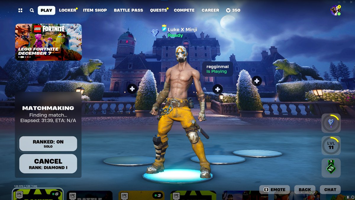 Luke_XFN's tweet photo. so am I ever gonna get in a game @FortniteGame ?? https://t.co/b8h4bX3mTQ