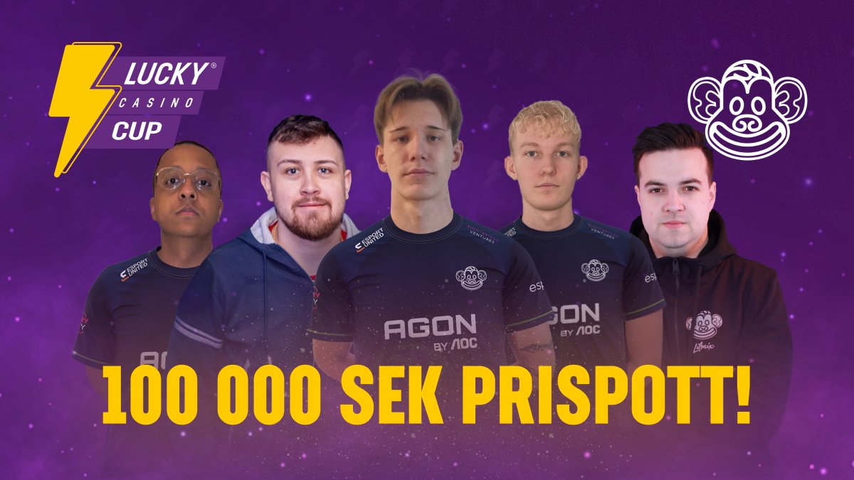 ⚡️Lilmix inbjudna till LuckyCasino Cup⚡️

🚨Missa inte första kvalet ikväll
⏰4/12, 19:00
🏆100 000SEK i prispott 
👉Anmäl ditt lag på esportal.com/luckycasinocup
🔥 <a href="/Luckycasinose/">LuckyCasino</a>
