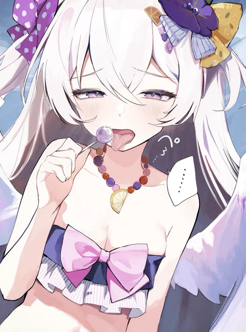 アズサは舌も色素が薄いんやね... (1/2)