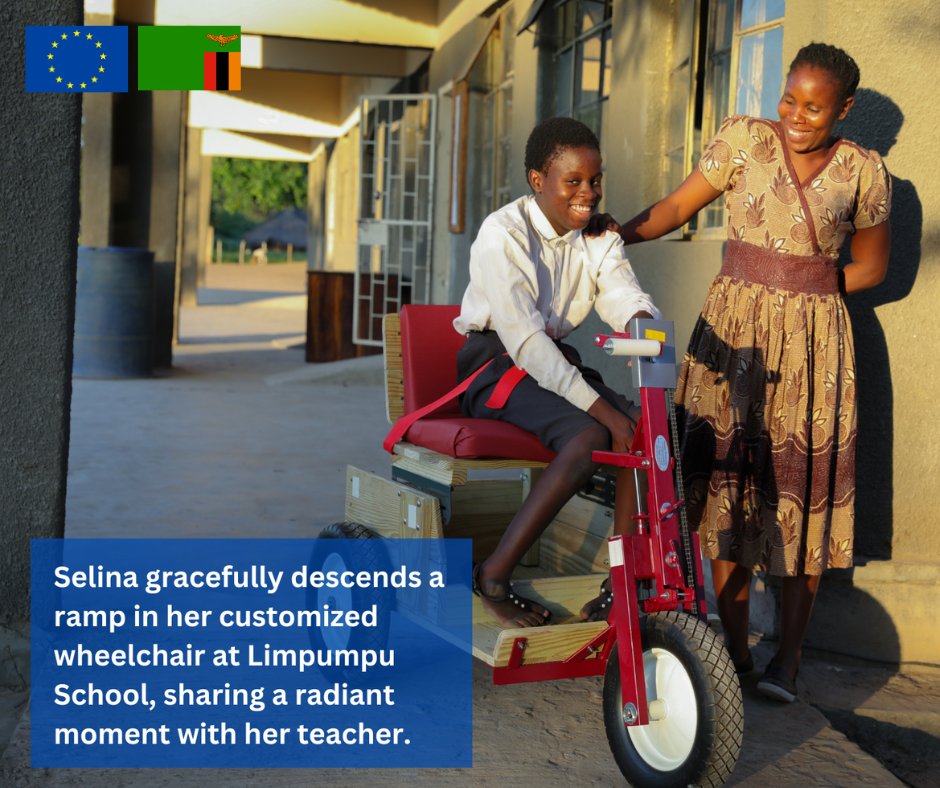 EUinZambia's tweet photo. Education is not just a privilege; it's a right.
This International #DisabilityDay, we celebrate the EU-funded projects fostering inclusive learning for all children.🇪🇺🇿🇲  #InclusiveEducation https://t.co/uP7Gy4bwaZ