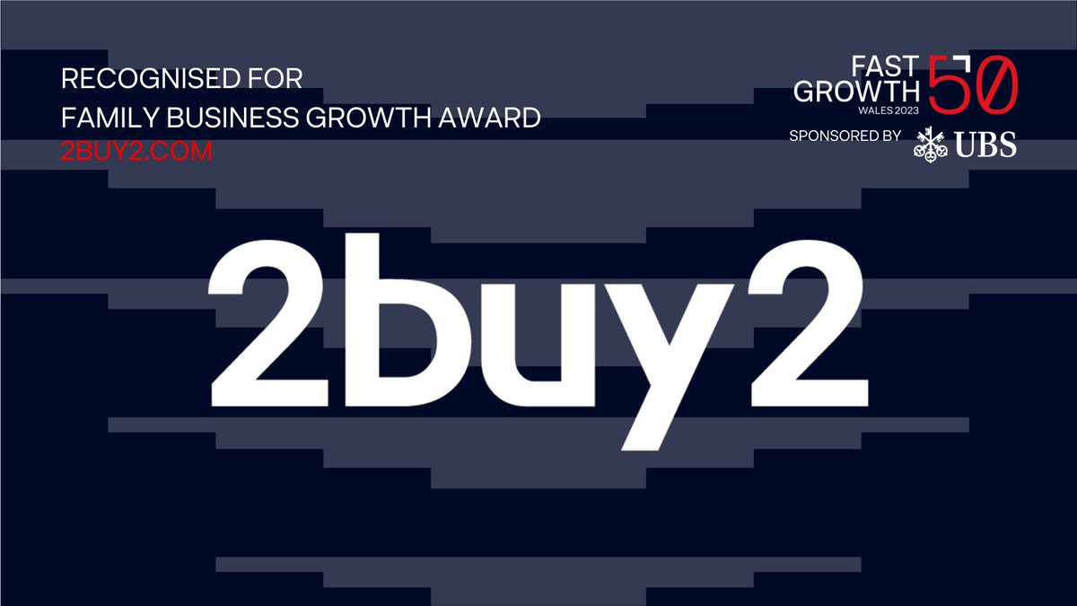 2buy2 is a family run business, and has been since its inception in 2009. To be recognised by the @fastgrowth_50 is a great achievement! 🎉 We are immensely proud of all that we have accomplished over the last 14 years✨🙌 #FastGrowth50 #AwardWinners