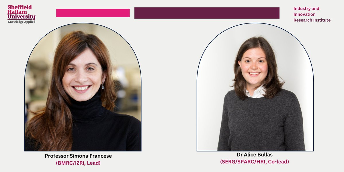 I2Ri_shu (@i2rishu) on Twitter photo We are delighted to announce the appointment of Professor <a href="/SimonaFrancese/">Simona Francese</a> (BMRC/I2Ri, Lead) and Dr <a href="/alicemaybullas/">Alice May Bullas</a> (SERG/SPARC/HRI, Co-lead) as the new Academic Leadership team for the Sheffield Multi-modal Imaging Centre (SMIC).  
Find out more⬇️
blog.shu.ac.uk/i2ri-public/20… We are delighted to announce the appointment of Professor <a href="/SimonaFrancese/">Simona Francese</a> (BMRC/I2Ri, Lead) and Dr <a href="/alicemaybullas/">Alice May Bullas</a> (SERG/SPARC/HRI, Co-lead) as the new Academic Leadership team for the Sheffield Multi-modal Imaging Centre (SMIC).  
Find out more⬇️
blog.shu.ac.uk/i2ri-public/20…