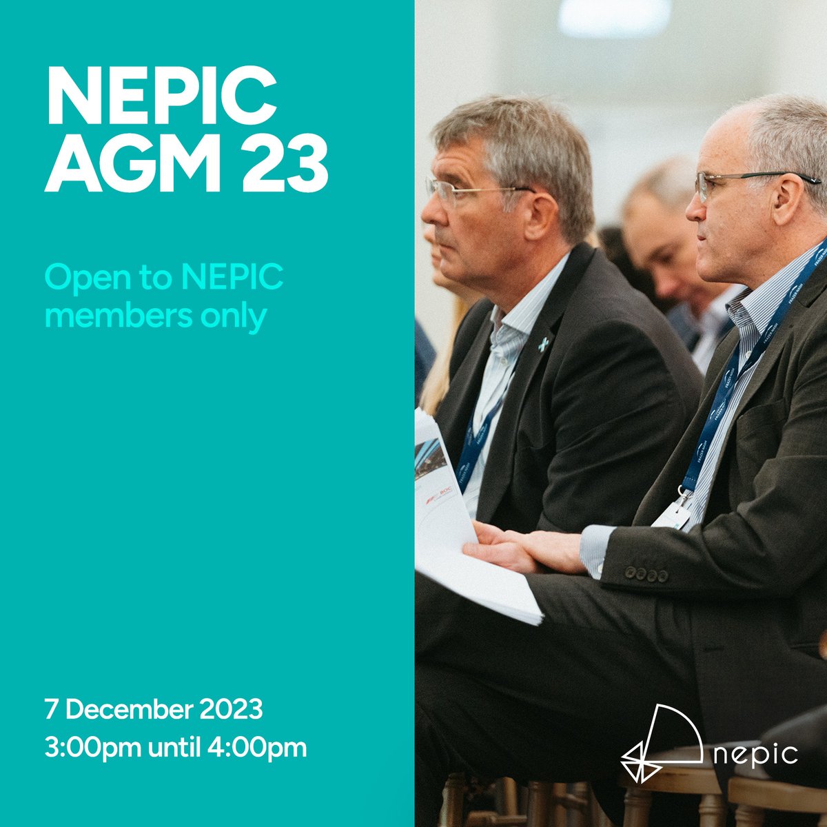 Final chance to register to attend our AGM 2023 this week ❗️

📆 Thursday 7 December
⏰  15:00 - 16:00
📍 The Wilton Centre

Last chance to register ➡️ eventbrite.co.uk/e/nepic-annual…

#ProcessIndustry #NorthEast
