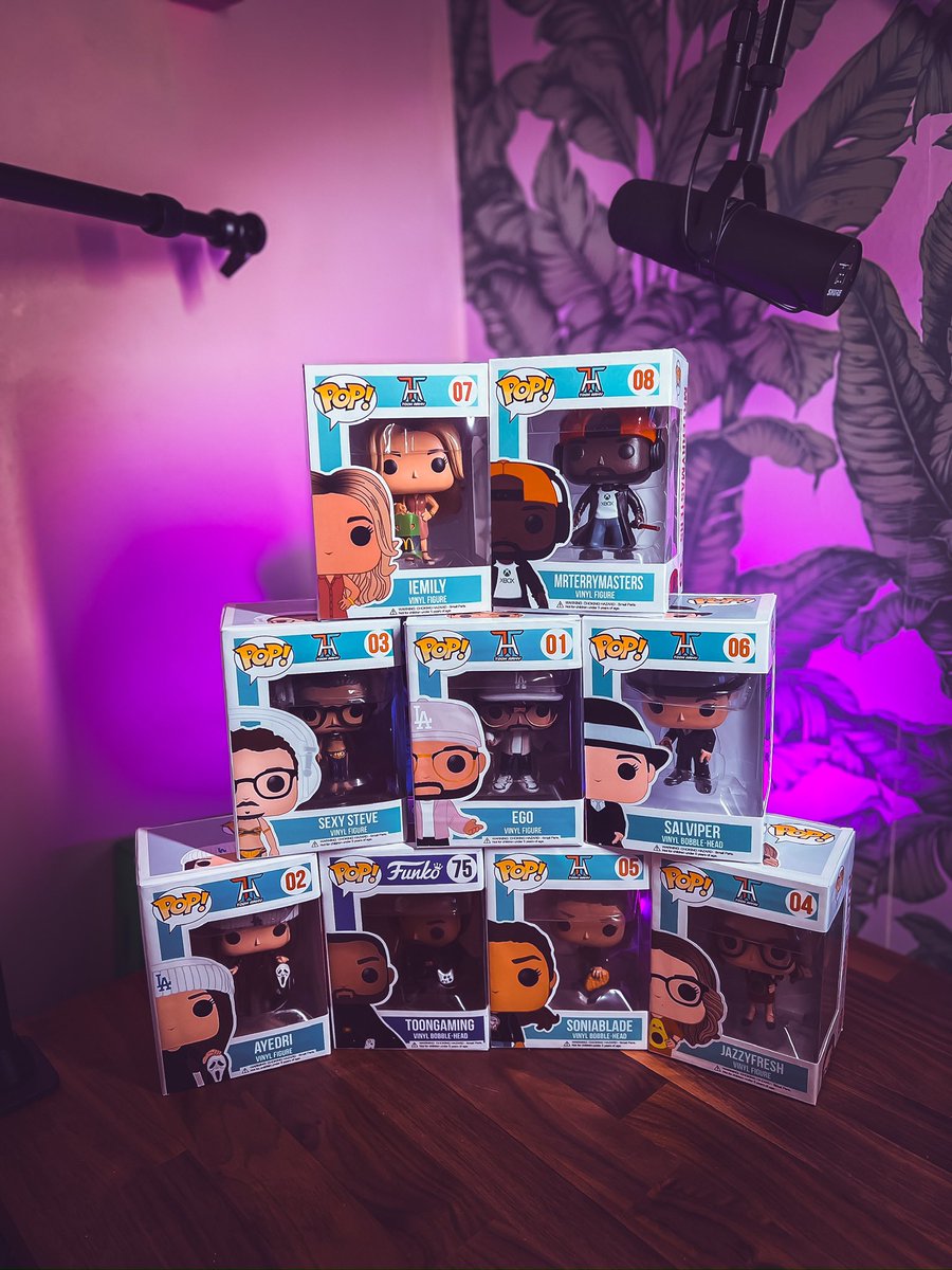 itzToonGaming's tweet image. My community Funk Pop Collection is growing!! Welcome number 7&amp;amp;8 to finalising class of 2023😍😍

#twitchstreamer #funkpop