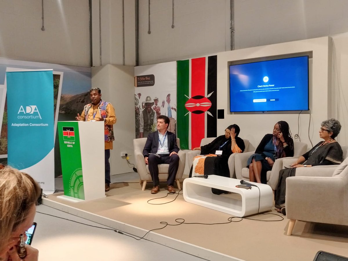 adaconsortium's tweet photo. Currently ongoing at #COP28UAE . Robust discussion on Devolving Climate Finance to enhance #LocallyLedClimateAction 

#DCFAlliance 
@FSDKe
@Gov_Ottichilo 
@noor_sophia 
@jusharma https://t.co/DaJze2pq3H