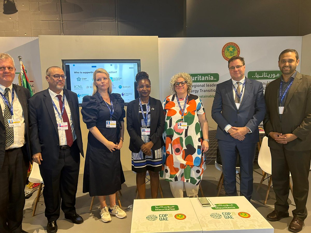 EITIorg's tweet photo. Big thanks to the speakers, participants &amp; #Mauritania govt for an insightful discussion at #COP28 on enhancing #transparency &amp; accountability in #renewables, which showcased the impact of multi-stakeholder dialogue &amp; action! 💪
Join our call to action 👉 https://t.co/9y1JnVLTbP https://t.co/bG8EWtJdAY