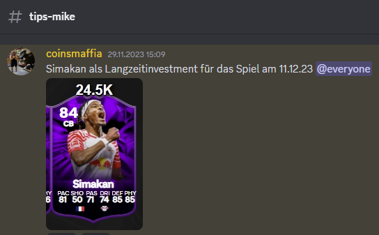 Coinsmaffia's tweet photo. Adventskalender Tag 4 ✅ 

Heute gibts den nächsten DC Platz ✅

Reposten + Folgen ❤️✅

Livekarten = Liebe 

#EAFC24 #TRADINGTIPS https://t.co/FHTomQklGS