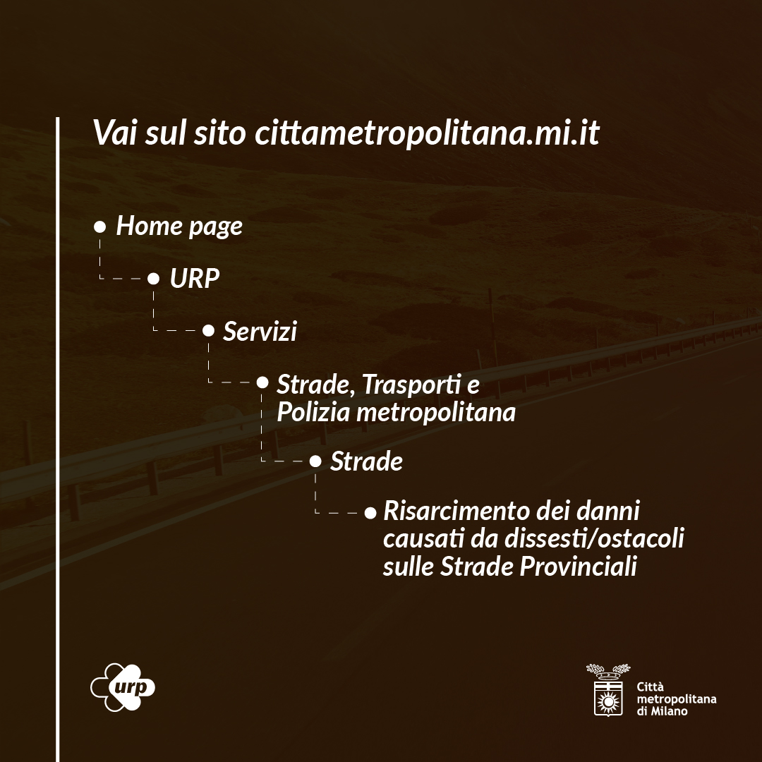 CittaMetroMi's tweet photo. 📩Guida ai servizi
🚘La tua auto ha riportato un danno a causa di un dissesto o di un ostacolo presente su una #stradaprovinciale? Non preoccuparti, è possibile chiedere rimborso!
✅Scopri #cosafareper verificare se si tratta di una strada provinciale👉 https://t.co/LPsGHJfPDx https://t.co/USZPYKqCnJ