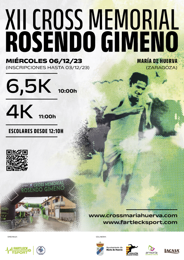 XII Cross Rosendo Gimeno
Presentación hoy lunes 4 a las 19:00 h. en el Salón de Plenos entrada libre.
AFECCIONES AL TRÁFICO, el día 6 de diciembre entre las 10:00 y las 14:00 horas, se verá afectada la circulación en las siguientes vías y horarios:
mariadehuerva.org/wp-content/upl…