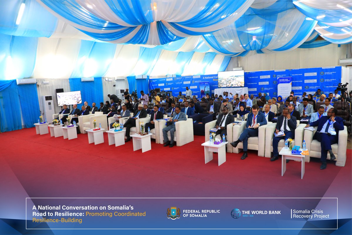 Crucial National Conversations on Somalia's Road to Resilience is ongoing now. 
This event marks a collaborative effort, bringing together government, international partners, and communities to chart a sustainable future for #Somalia 
#SomaliRecovery #BuildingResilience #Kabasho