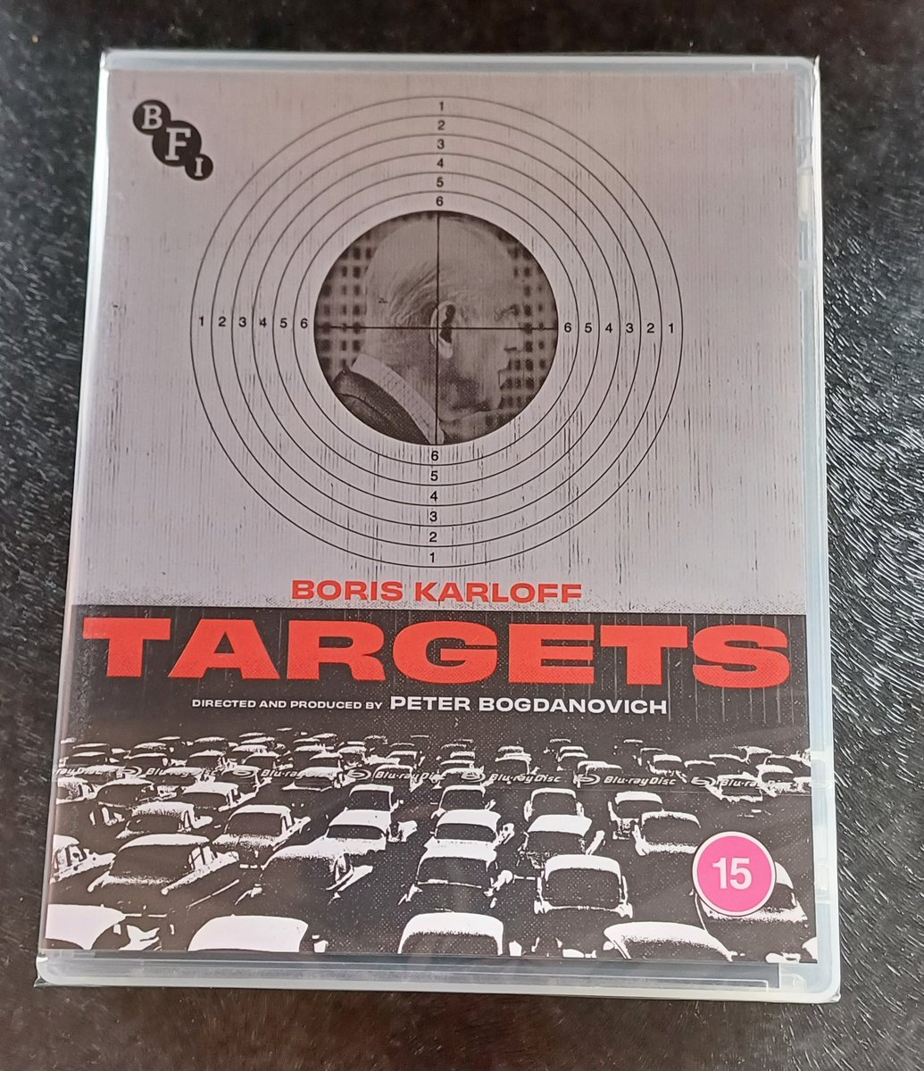 TheFilmFair's tweet photo. Recent #physicalmedia puck-up... on blu-ray #Targets (1968 - Dir. #PeterBogdanovich) #BorisKarloff #TimOKelly https://t.co/4XWkxWWNEF