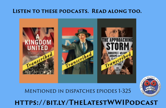 Read the interviews, more earily quote them too if you’re a student - a selection of the Mentioned in Dispaches podcasts by Dr Tom Thorpe have been transcribed. Come and take a look and have a listen! > bit.ly/TheLatestWWIPo…