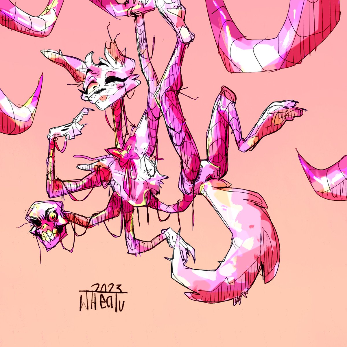 DarthWheatu's tweet photo. Hot spaghetti in your area!
#mangle #fnaf #FiveNightsAtFreeddys #fanart #drawing #art https://t.co/herq4M6htN