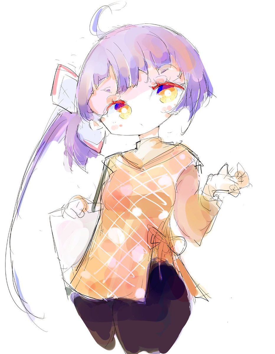fujinami (kancolle) 1girl solo side ponytail long hair ahoge purple hair white background  illustration images