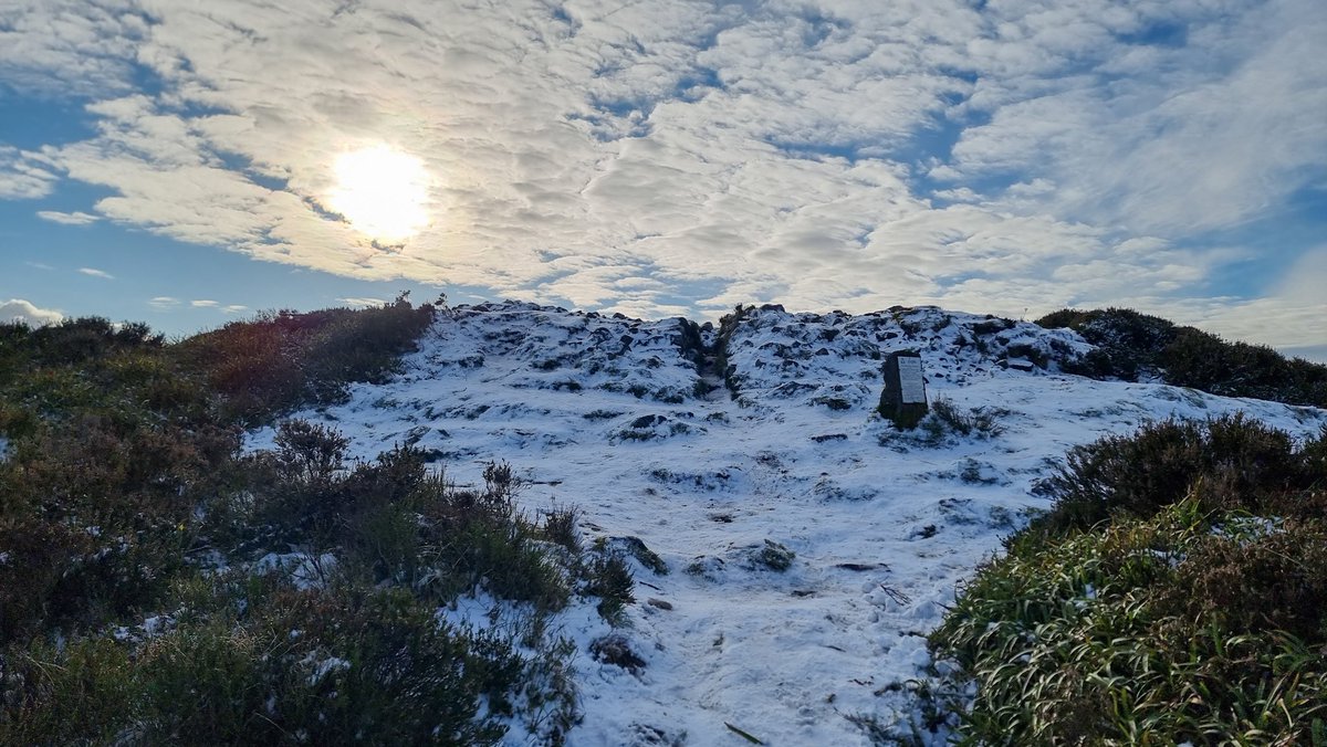 DMCA_2023's tweet photo. We had a fantastic frosty morning on Friday with a hardy group on Tibradden as Neil discussed the prehistoric uplands and the folklore of the hill. https://t.co/kIKzheiG0f