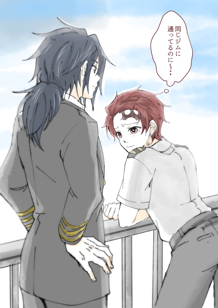 👹滅の刃
「水のせせらぎ、陽たまりの匂い」
冨🌊義🌊×竈🎴炭🎴郎

来/年は待ちに待った😍木主/稽/古/編‼️
何/卒…何/卒…継/続/開/催の御/慈/悲を…

※再/掲💦来/月こそは描くんだ…‼️

#ひらいて赤ブー 