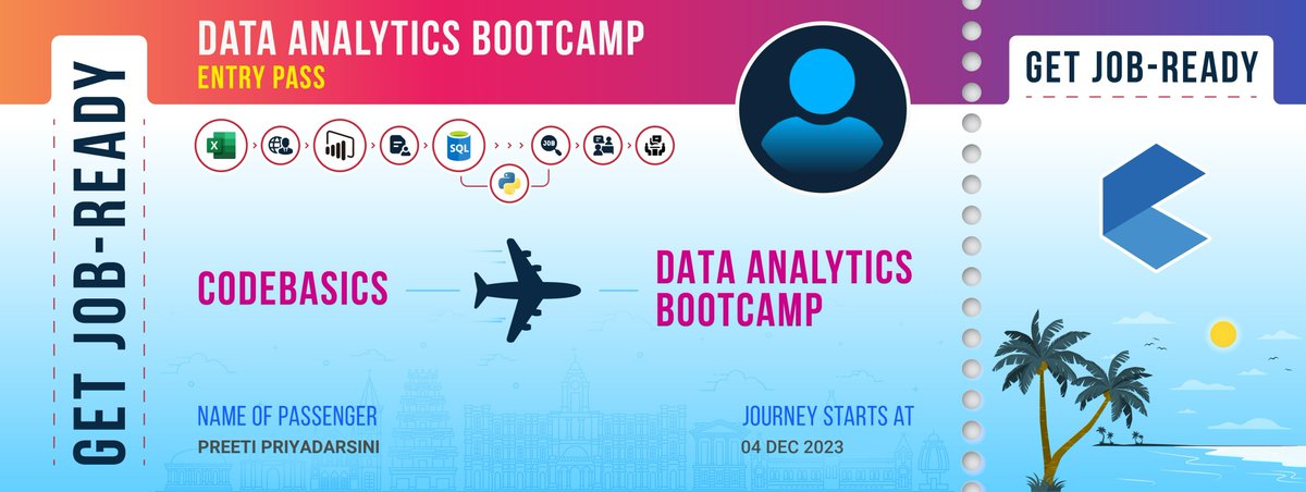 prttwts's tweet image. 🚀 Excited to kick off a new adventure! 👩‍💻 Starting my data analytics bootcamp journey today. 💻 Ready to dive into the world of #data, learn new skills, and embrace the challenges ahead.🌐💡 #DataAnalyticsBootcamp #NewBeginnings #TechJourney