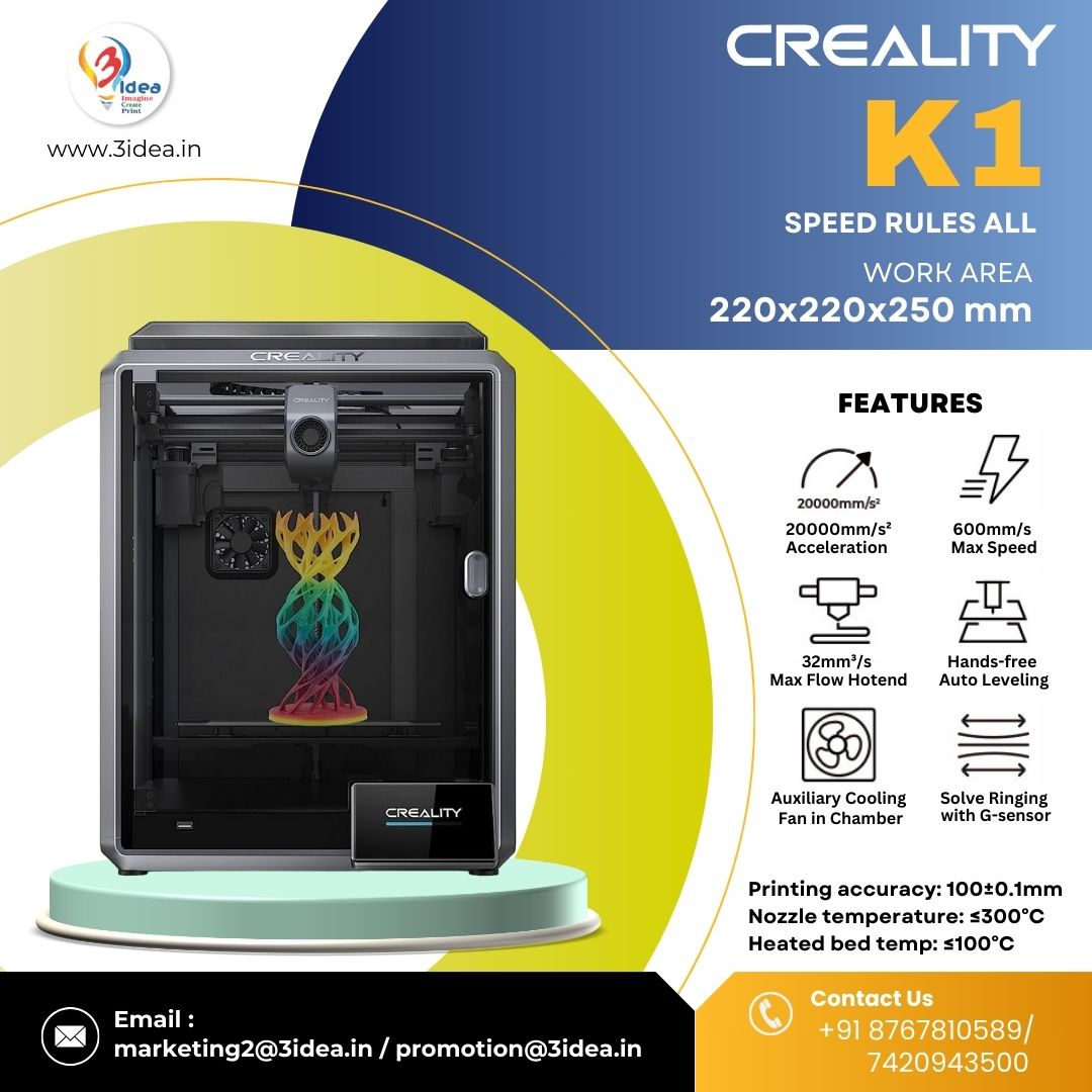 3Idea Technology (@3ideatechnology) on Twitter photo Looking for Creality K1 3D Printer
📧 Email: marketing2@3idea.in/ promotion@3idea.in
📞 Call: +91.8767810589/ 7420943500
#3idea #3dprinting #Creality #Creality3DPrinter #3DPrinter #3DPrinting #CrealityK1 #crealityprint #3dprinting #powercable #nextlevlprinting Looking for Creality K1 3D Printer
📧 Email: marketing2@3idea.in/ promotion@3idea.in
📞 Call: +91.8767810589/ 7420943500
#3idea #3dprinting #Creality #Creality3DPrinter #3DPrinter #3DPrinting #CrealityK1 #crealityprint #3dprinting #powercable #nextlevlprinting
