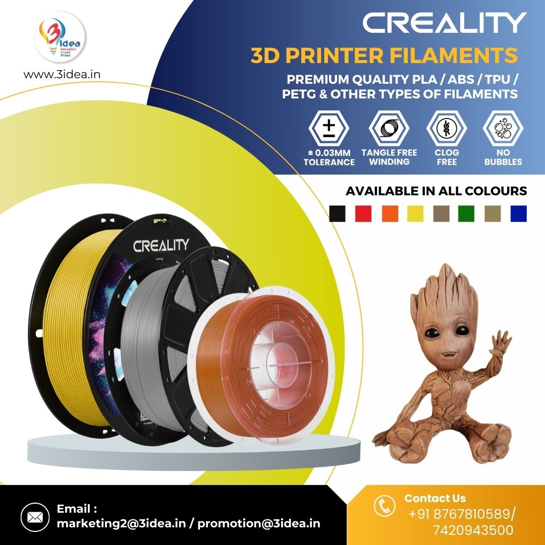 3ideatechnology's tweet image. ✨ Elevate your 3D printing game with Creality Filaments!

👉 Buy Now: 3idea.in/filaments/crea…

📧 Email: marketing2@3idea.in/ promotion@3idea.in
📞 Call: +91.8767810589/ 7420943500

#3idea #CrealityFilaments #filaments #creality #3dprinting #Creality #3DPrinter