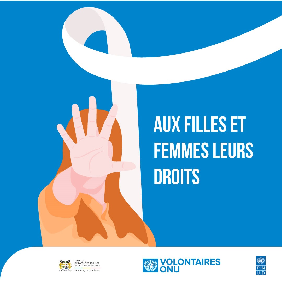 Le non-respect des droits des filles et des femmes constitue un acte de violence. ℹ️ Comme tout le monde, respectons les droits des filles et des femmes. 💪🧩
#AmazonesEngagéescontrelesViolencesfaitesauxFemmesetauxFilles
#OrangezLeMonde
#16Jours
#Wasexo
#MASM
#vnubenin
#PNUDBenin