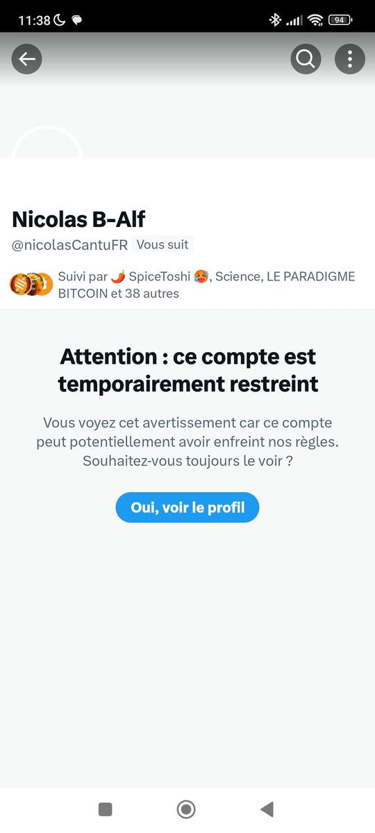 Bdnomyar's tweet photo. @NicolasCantuBk @nicolasCantuFR Snif. Wtf, on tente de museler ta parole ? https://t.co/kt7Wy6SHnY