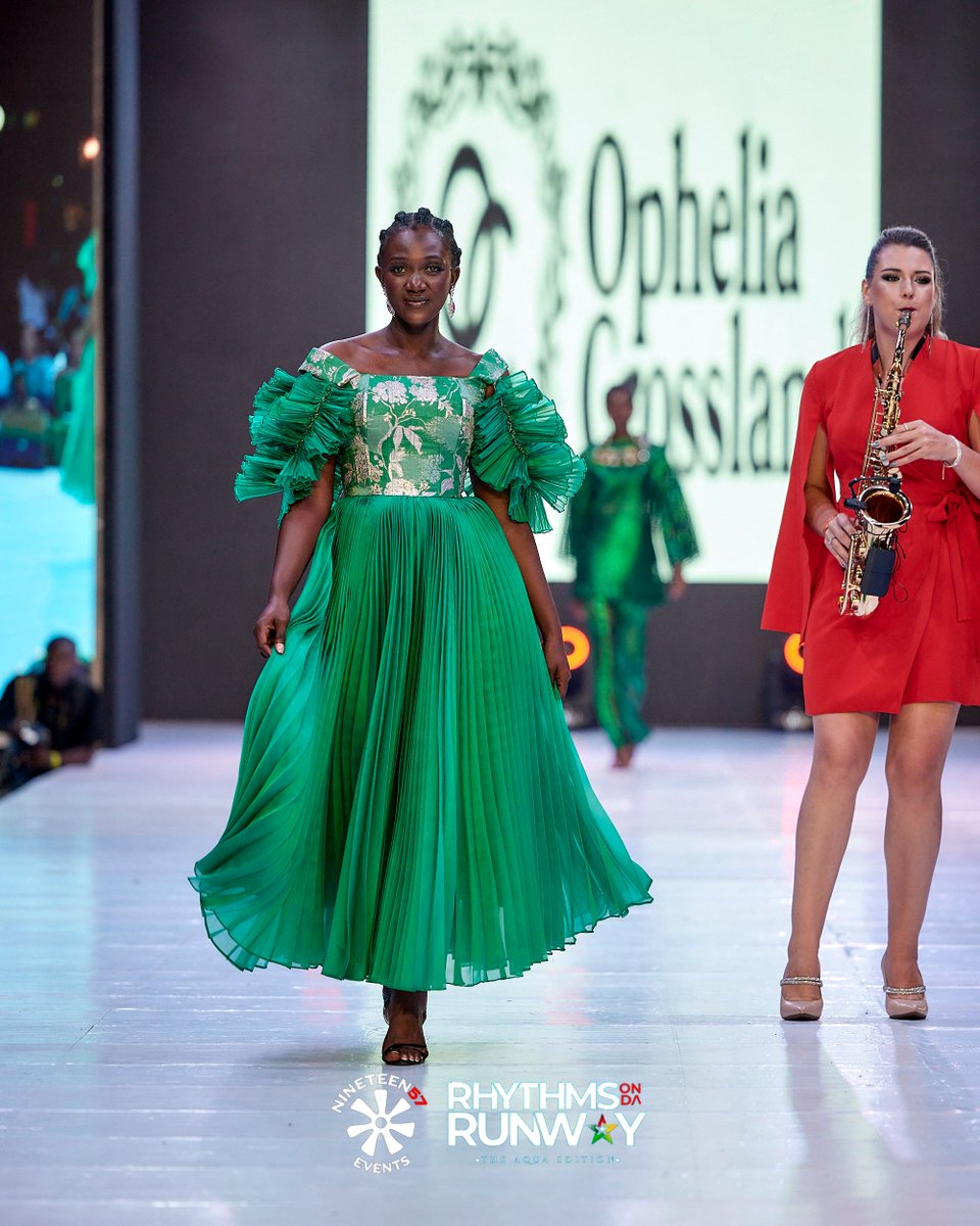 RODR_gh's tweet photo. #RODR23 The beats were as stylish as the fashion! 
Shoutout to OPHELIA CROSSLAND for setting the runway on fire with their incredible designs. 

 #AquaEdition #DesignerStyle https://t.co/568U8K9Q7q
