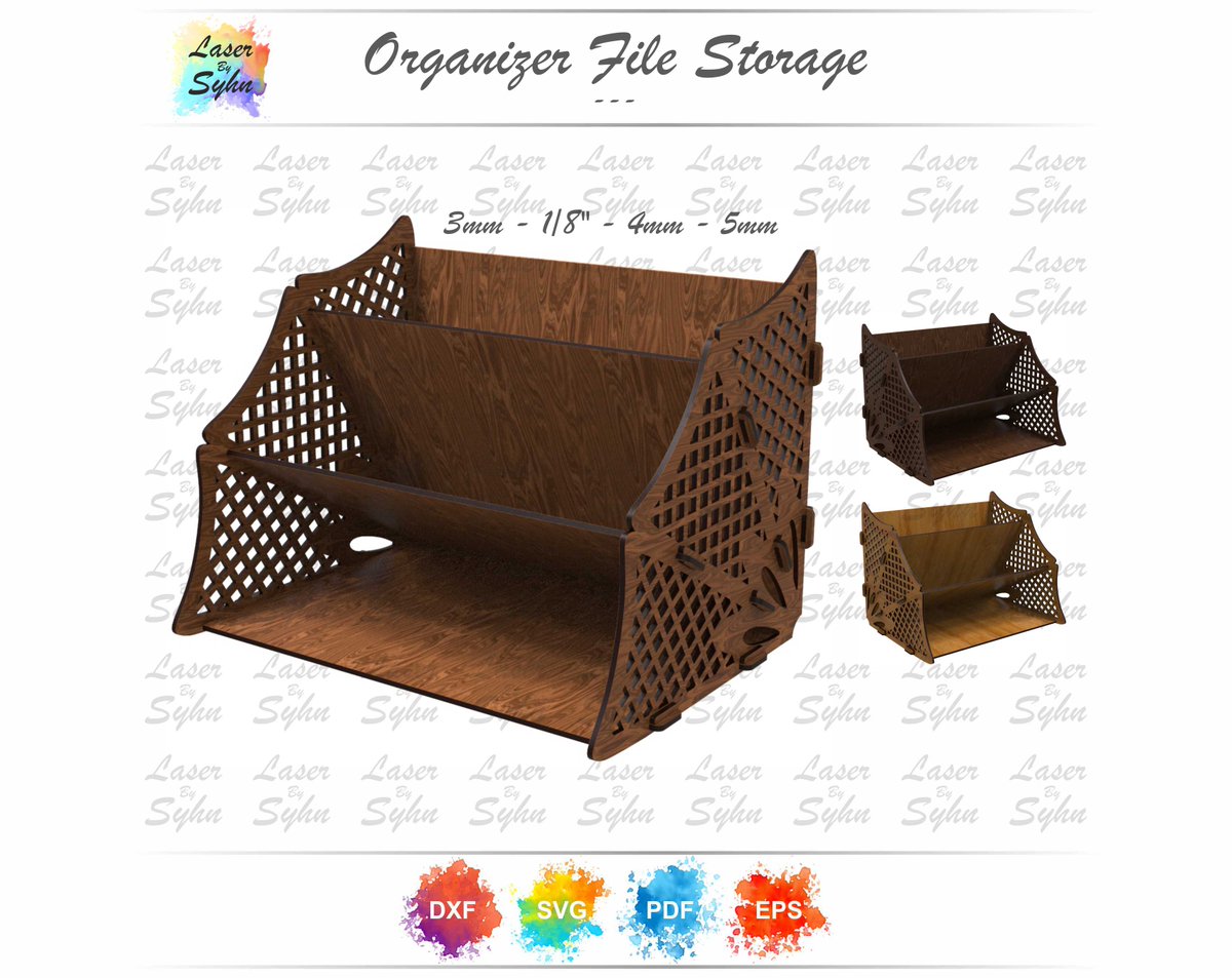 LaserBySyhn's tweet image. #FileOrganizer SVG - Workspace Layout PDF- Newspaper Magazine Storage EPS - Office Desktop Organizer #LaserCut File etsy.me/3RsdoxN via @Etsy