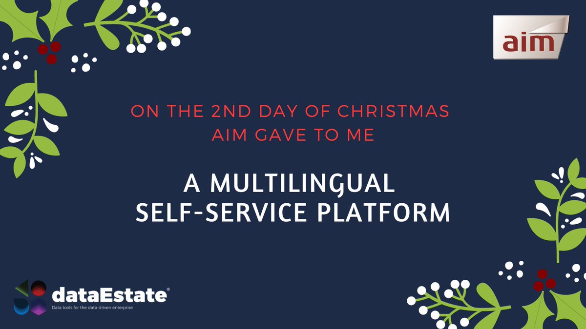 AiM_Ltd_UK's tweet photo. 🎄On the 2nd day of Christmas Aim gave to me a multilingual self-service platform.
#dataServe® is a game-changer in enhancing customer experience, providing multi-language support & making the #selfservice experience more convenient & efficient.
#customerexperience #12DaysofAim https://t.co/PZ99VhQImB