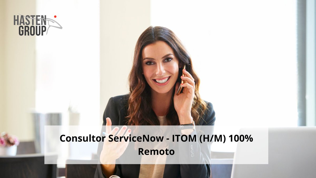 Desde Grupo Hasten estamos seleccionando perfiles de Consultores ServiceNow - ITOM para trabajar con uno de nuestros importantes clientes de manera 100% remota.

Puedes mandar tu candidatura aquí:
infojobs.net/remoto/consult…

#ofertaempleo #consultor #servicenow