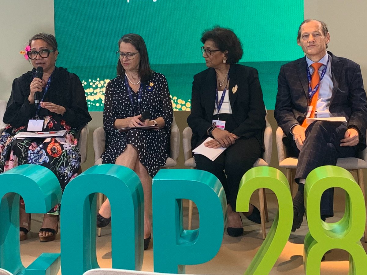 ForumSEC's tweet photo. Kicking off #genderday at @COP28_UAE with side events and #PLGED commitments to do better, do more, and go further for ensuring #GenderEquality and #SocialInclusion are part of a gender-responsive, #justtrasnition to a NetZero future. #ResilientPacificwomen

#SDG5 #PLGED https://t.co/TP7mP0hEwN