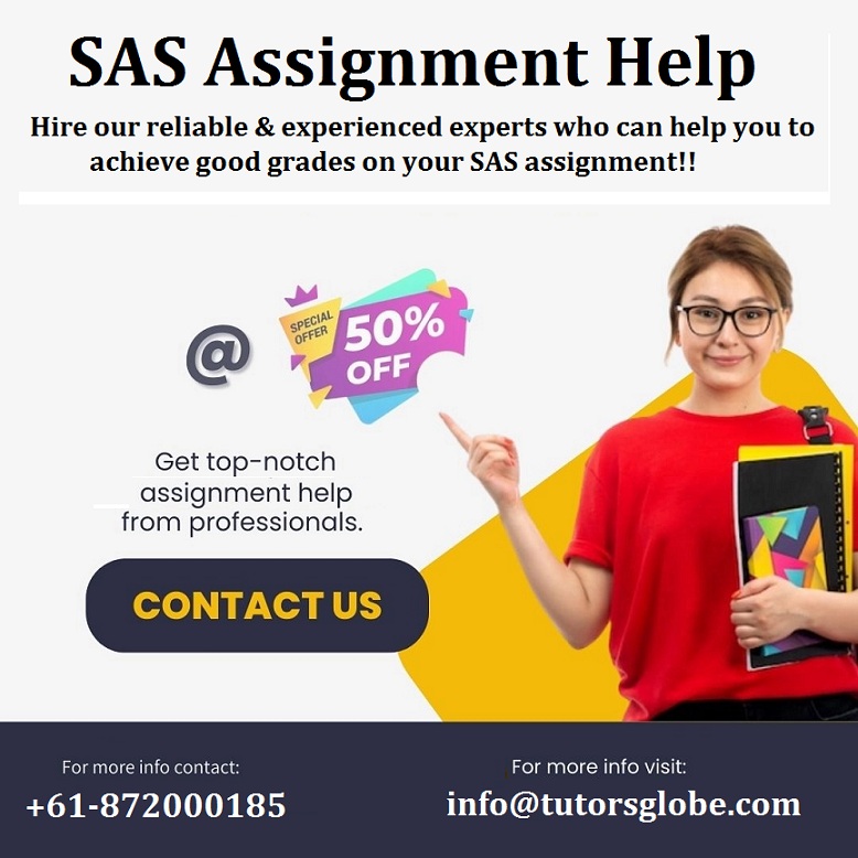TutorsGlobe's tweet image. Discover top-tier SAS Assignment Help provided by certified experts at affordable price and get quality driven solutions easily! #SASAssignmentHelp #SASHomeworkHelp #No1homeworkhelp #UKstudies #UKTutoring #top10assignmenthelpservice #UKUniversities #StudentInUK #TopUKCourses