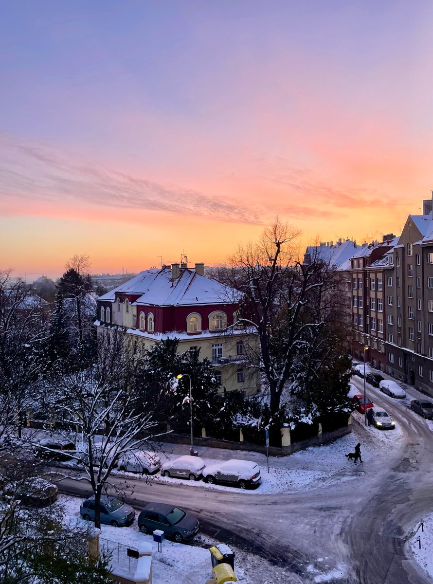 Godmorgen fra Prag, minus 10
#prag #tjekkiet