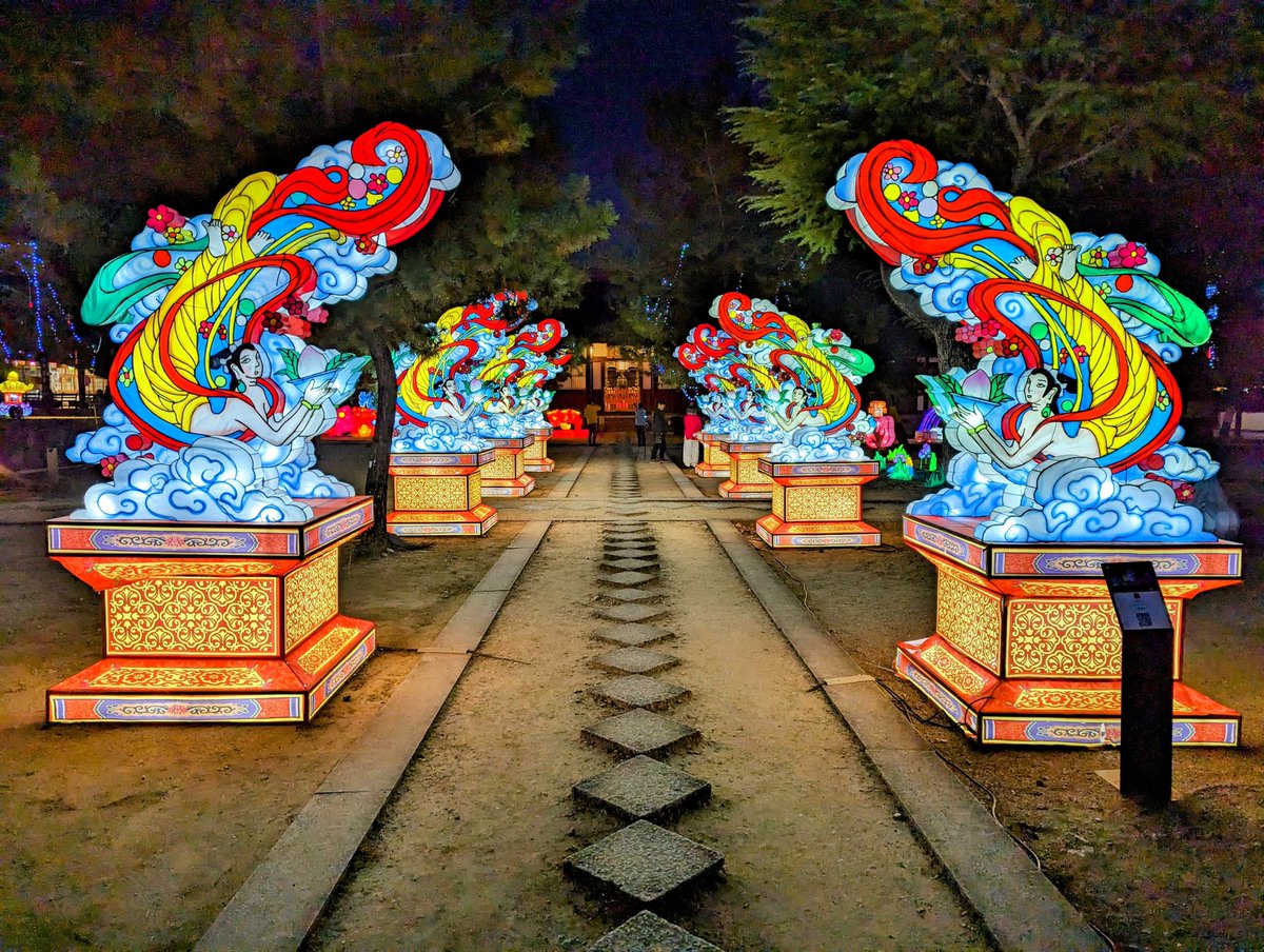 camelliakyoto's tweet photo. 🎇🏮CHINESE LANTERN FESTIVAL🏮🎆

Kyōto has many light-up events during the autumn, but Manpuku-ji's is something to behold.
As one might expect from one of the country's few Chinese-style temples, the colourful lanterns are heavily influenced by festivals on the mainland.
#Kyoto https://t.co/SuEcGVZmCV