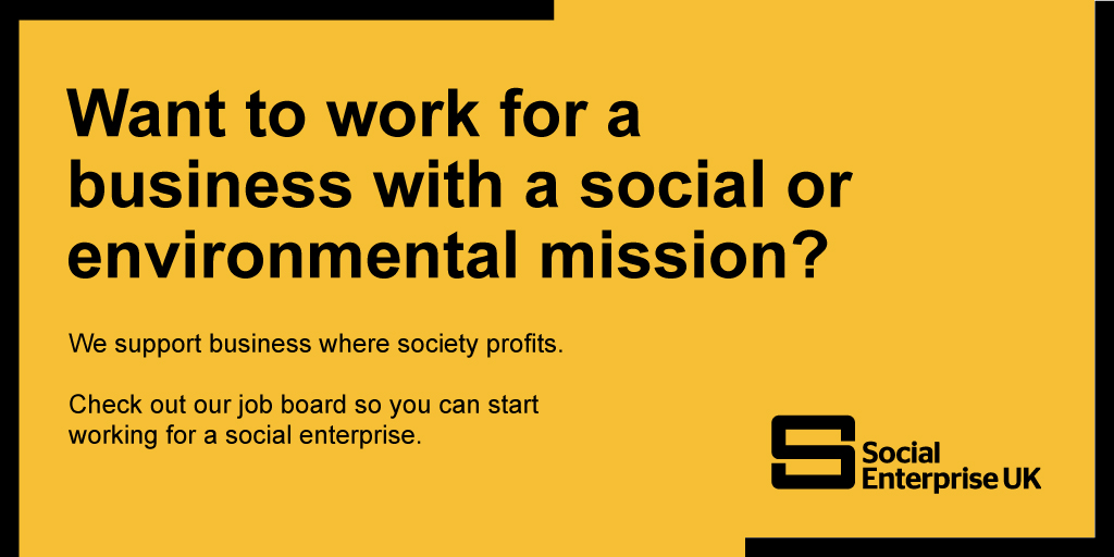 SocialEnt_UK's tweet photo. Want to work for a business trading for a social or environmental purpose? The deadlines are coming up for some of these social enterprise jobs.

Browse jobs ➡️ https://t.co/oSHj4jBSyC

#SocialEnterprise #JobAlert https://t.co/UnGxk63ug2