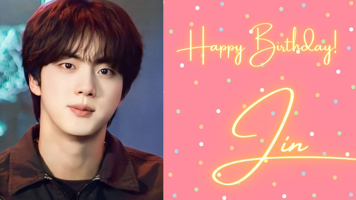 dreamrific's tweet photo. To our Prince #JIN 

✨❤️✨💛✨❤️✨💛✨

#JINDAY 
#HappyJinDay
#HappyBirthdayJin 

@BTS_twt #BTS #BTSARMY #SJ #KimSeokJin #BTSJIN https://t.co/QnIXAA7G0V