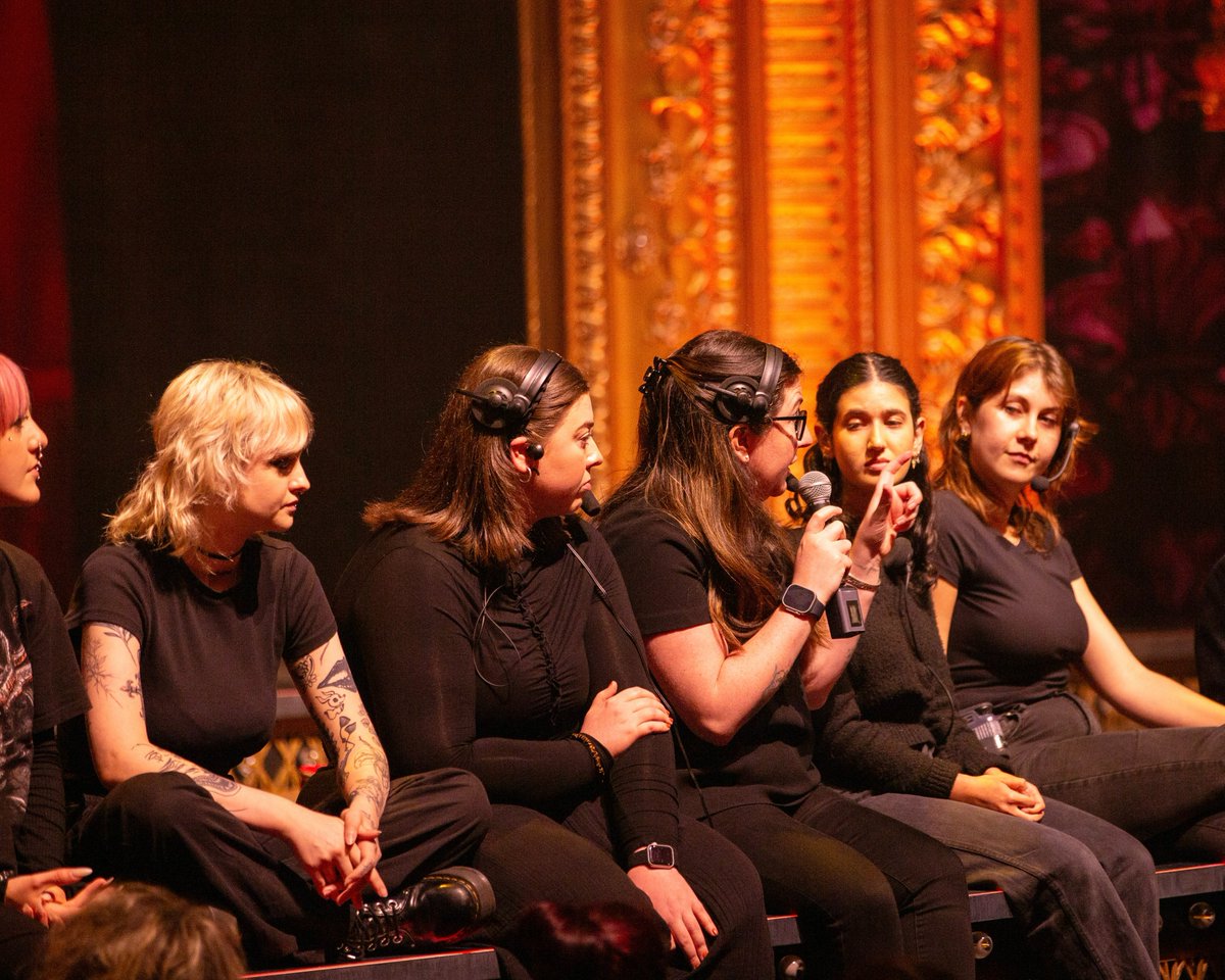 MoulinMusicalAU's tweet photo. Last week’s Get Technical! hosted by Simon Burke AO saw the Regent Theatre filled with students, teachers, and people with transferable skills to experience the Spectacular in a unique way. 

We hope you walked away inspired!

#MoulinRougeTheMusical #GetTechnical #GlobalCreatures https://t.co/xo35m2gDYn