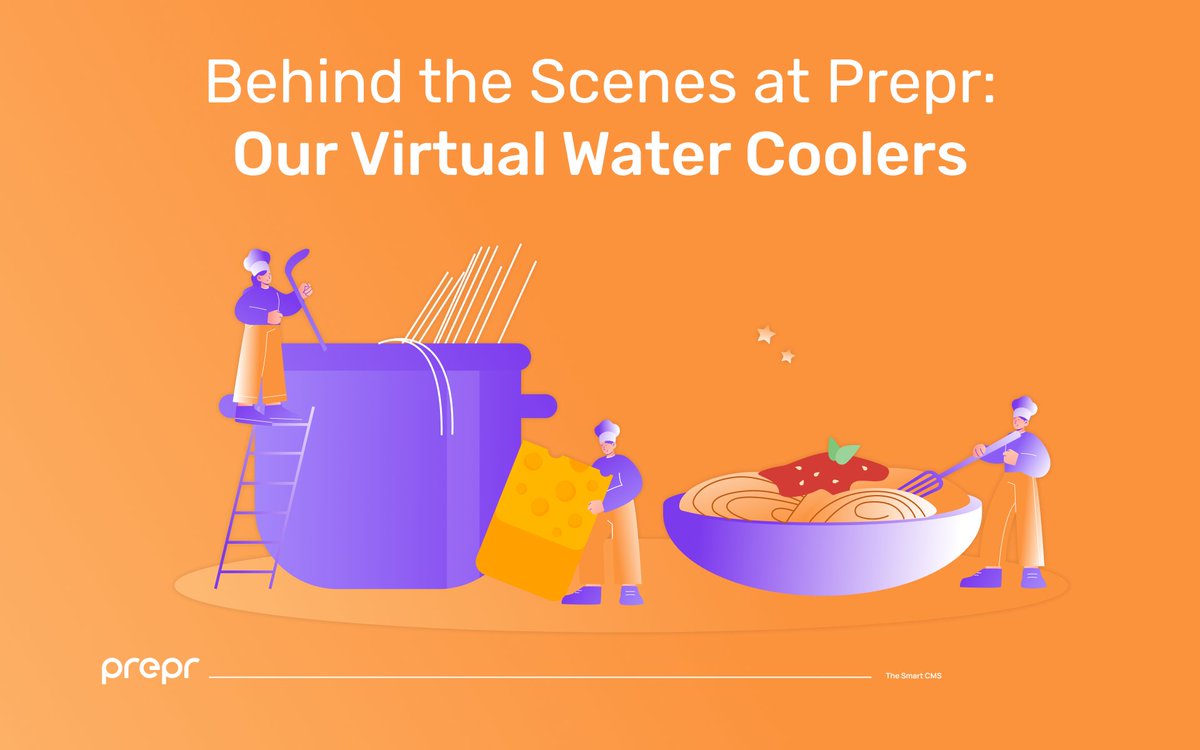 preprcms's tweet photo. Meet our team at #Prepr! Beyond code and #innovation, we share diverse passions. 👷🏻♂️We connect and laugh in our virtual water coolers - our group chats. 👩🏻🍳 Some fun insight into these groups. ⬇️
https://t.co/boQ1iLSj5y
#TeamPrepr #VirtualWaterCooler #Diversity #WorkCulture https://t.co/Wi1y0Z80TX