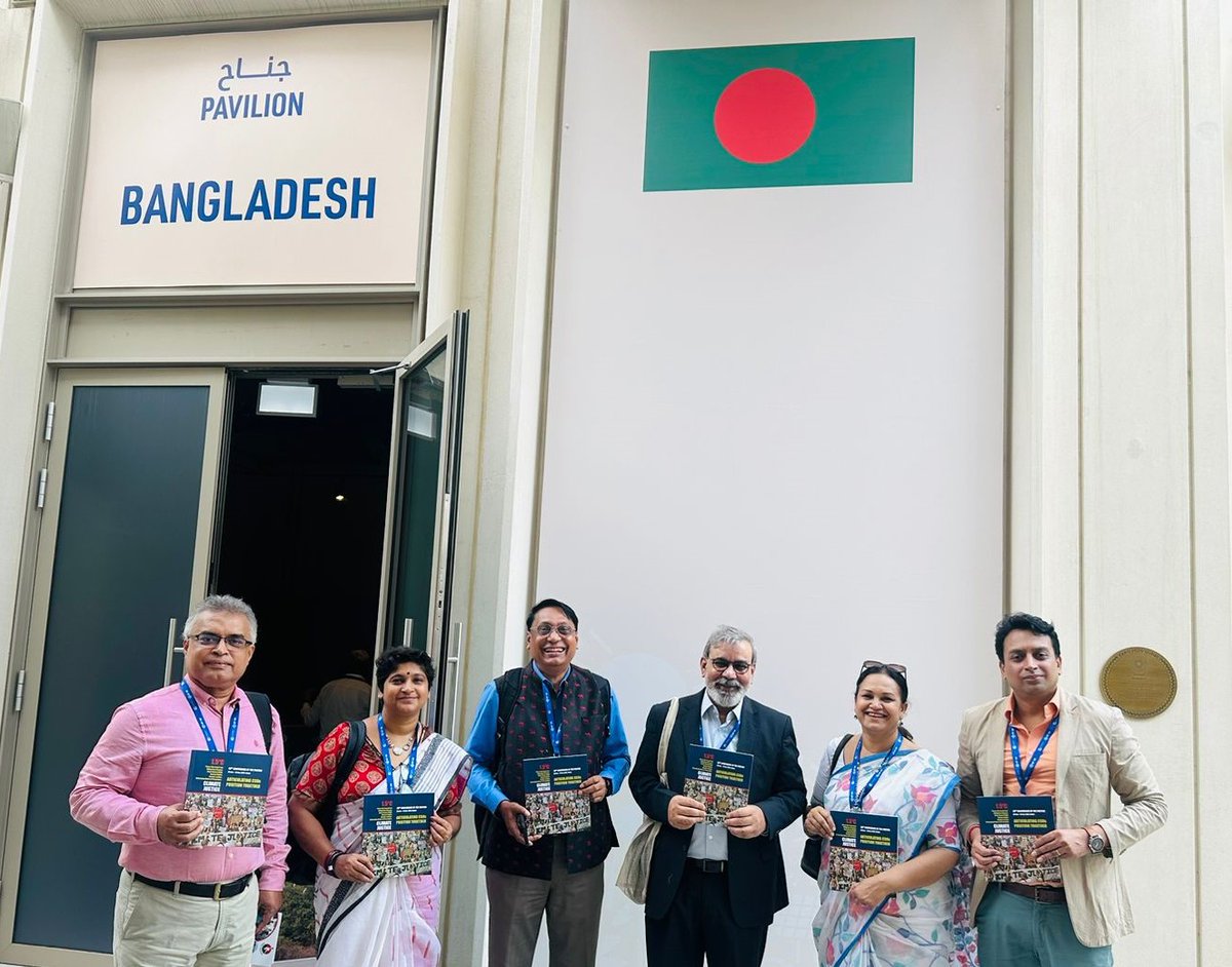 CAREBdesh's tweet photo. @CAREBdesh &amp; #C3ER @BRACUniversity joined 'Disaster Resilience through Nature-based Solutions', arranged by @DundeeWater. Discussants presented diverse pathways for #CimateAdaptation.Chief Guest Mr.Saber Hossain Chowdhury,MP &amp;special guests focused on innovative approaches
#COP28 https://t.co/zvqo0LFzXx