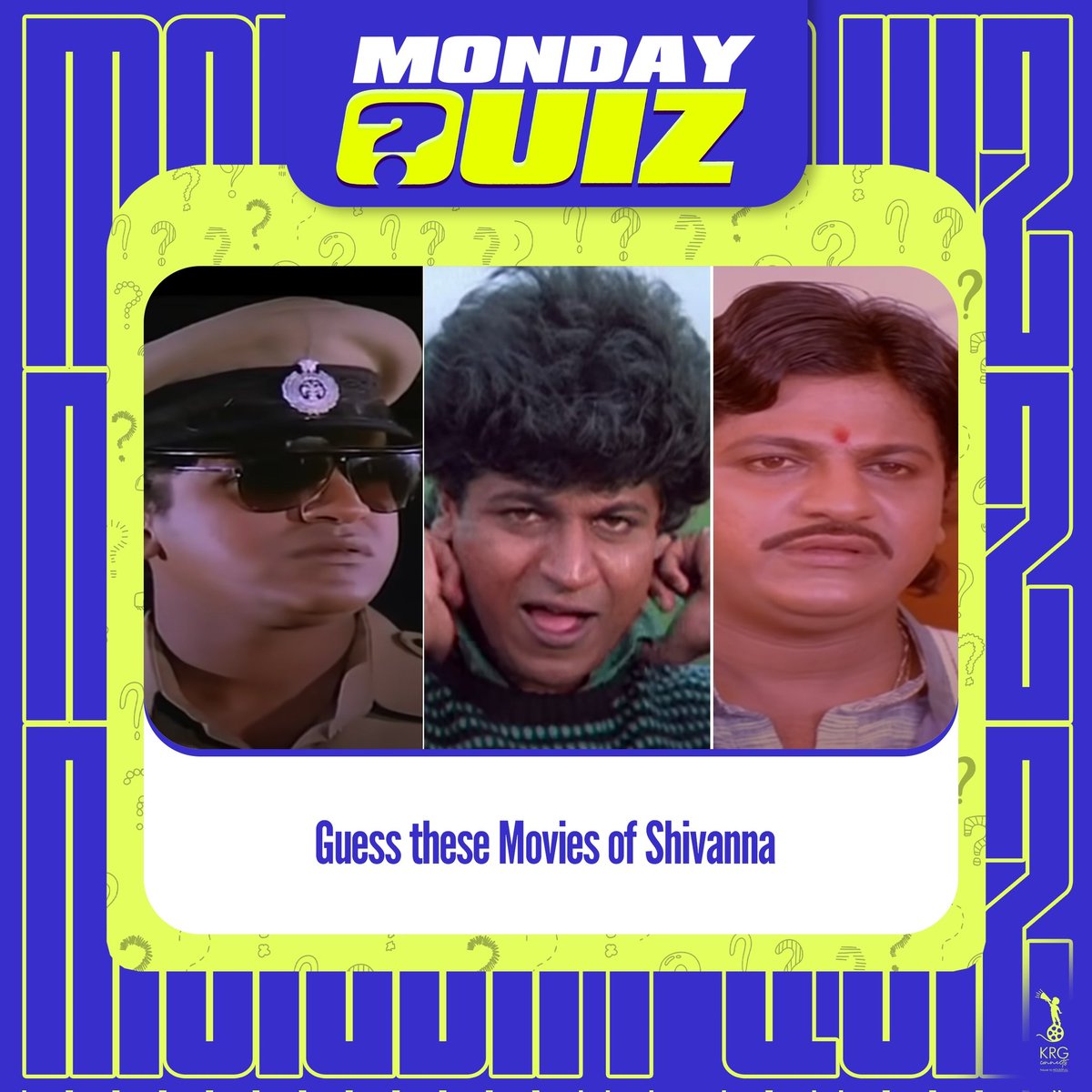 The Monday Quiz is here! ✨

#MondayQuiz #KannadaMovies #Shivanna