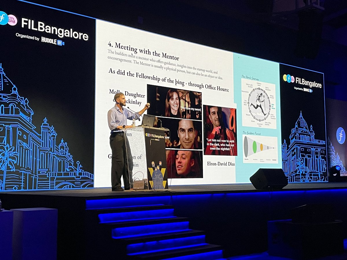 Molly Mackinlay | momack (@momack28) on Twitter photo Amazing story by <a href="/WhiteFlamingo88/">James 🦩</a> on the <a href="/Filecoin/">Filecoin</a> builders journey - including highlighting the importance of persisting with the help of mentors like <a href="/colinevran/">Colin Evran</a> <a href="/gabrielanderso/">gabrielanderson.eth (📓💰)</a> <a href="/daviddias/">David Dias</a> <a href="/juanbenet/">Juan Benet</a> <a href="/andrewxhill/">Andrew Hill</a> and many more!
“Juandalf - YOU SHALL NOT PASS on this round!”😂 Amazing story by <a href="/WhiteFlamingo88/">James 🦩</a> on the <a href="/Filecoin/">Filecoin</a> builders journey - including highlighting the importance of persisting with the help of mentors like <a href="/colinevran/">Colin Evran</a> <a href="/gabrielanderso/">gabrielanderson.eth (📓💰)</a> <a href="/daviddias/">David Dias</a> <a href="/juanbenet/">Juan Benet</a> <a href="/andrewxhill/">Andrew Hill</a> and many more!
“Juandalf - YOU SHALL NOT PASS on this round!”😂