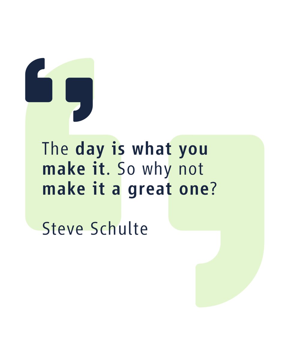 "The day is what you make it. So why not make it a great one?" - Steve Schulte. Motivation am Montag! Starte jetzt mit der Jobsuche mit dem Link in der Bio und beginne die Reise zu deinem #LieblingsJob!

#mondaymotivation #jobsde #career #socialmedia #twitter