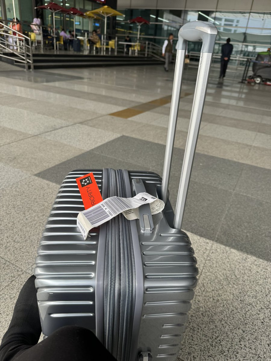 At the airport yet again … to exchange the bag but <a href="/airindia/">Air India</a> is being themselves by making us wait forever . #airindia #worstexperience