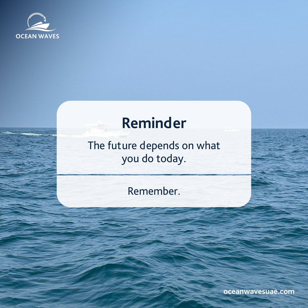 oceanwavesdxb's tweet image. Like the ripples in the ocean, the future depends on what you do today. Cast your dreams and actions into the sea of possibilities. #SeasOfOpportunity #FutureInYourHands
