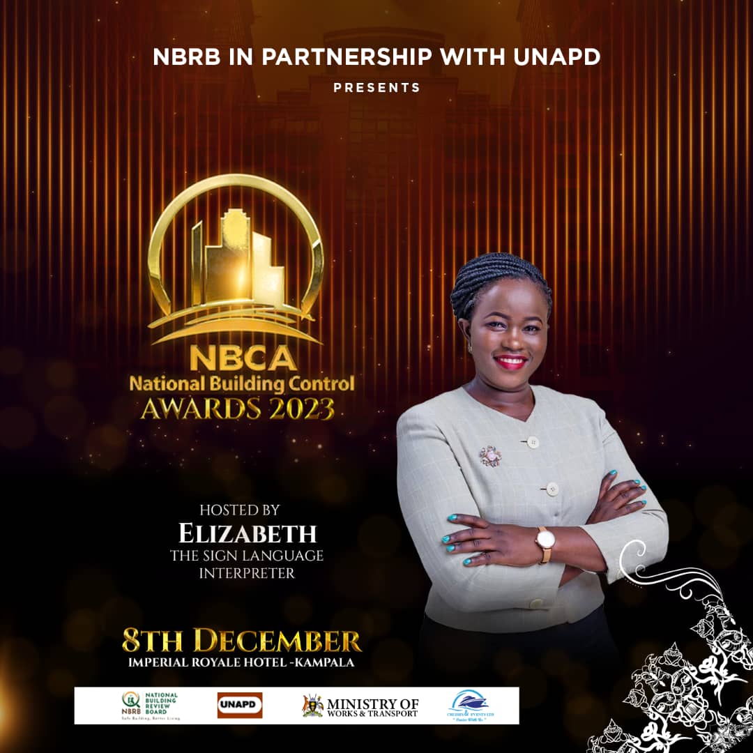 NBRBug's tweet photo. This Friday 8th Dec 2023,don't miss the inaugural National Building Control Awards 2023 at Imperial Royale Hotel,Kampala as we award individuals &amp; organizations for their efforts towards an accessible &amp; fire safe built environment.@ERBUganda @ARBUganda @SRB_Uganda @MoWT_Uganda https://t.co/5Unilf14Pw