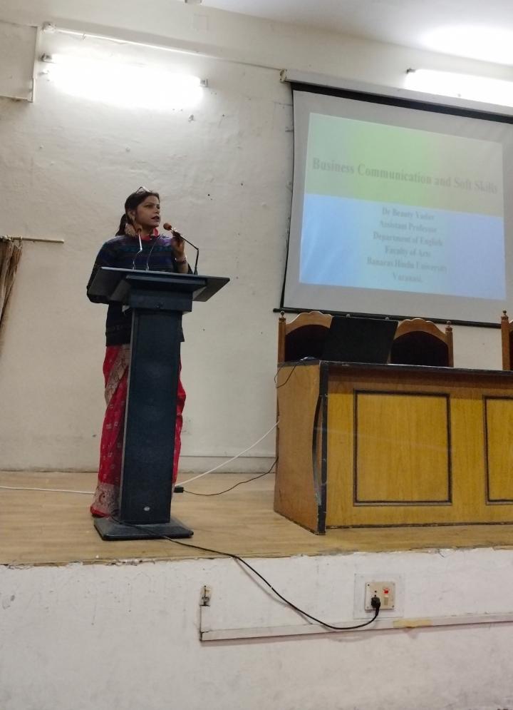 bhu_updates's tweet photo. Student #Leadership and #SkillDevelopment Initiative, Faculty of Commerce, organized lectures cum interactive sessions on "Business Communication &amp; Skill Development" and "Career Opportunities for Commerce Post Graduates". 
@VCofficeBHU https://t.co/LI052pAkdQ
